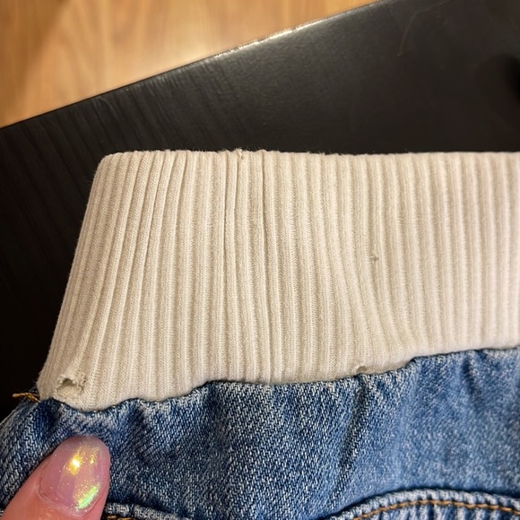 NWT BDG Urban Outfitters Distressed Denim Drawstring Skirt Y2K 90s - Picture 8 of 9